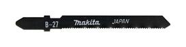 Siaurapjūklio pjūkleliai MAKITA B-27, 52/76 mm, T218A, HSS, metalui iki 3 mm, plastikui, 5 vnt.