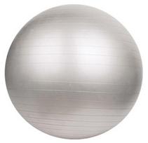 Gimnastikos kamuolys SANRO 55cm Pilkas su pompa, -