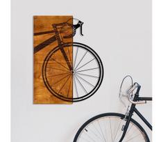 Sienų dekoracija 45x58 cm bike medis/metalas