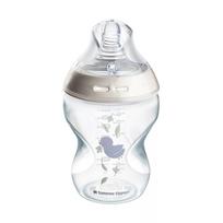 TOMMEE TIPPEE 260 ml Natural Start EASY-VENT buteliukas su sterilizavimo funkcija, dekoruotas