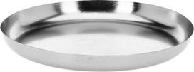 Dekoratyvinis metalinis padėklas, sidabrinės sp., 30,5 CM