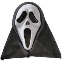 Helovino kaukė Scream, juoda