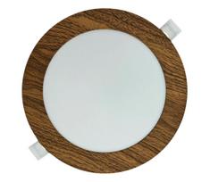LED įleidžiamas lubinis šviestuvas CIRCLE LED/12W/230V 4200K diametras 16,7 cm ruda