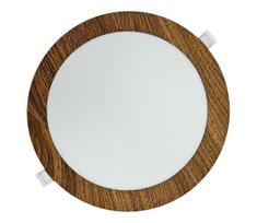 LED įleidžiamas lubinis šviestuvas CIRCLE LED/18W/230V 4200K diametras 22 cm ruda