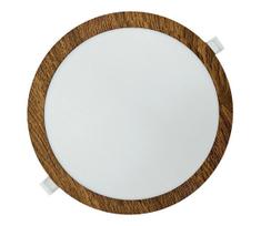 LED įleidžiamas lubinis šviestuvas CIRCLE LED/24W/230V 4200K diametras 29,6 cm ruda