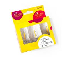 KOMPLEKTAS 3x LED Pakaitinė elektros lemputė CONE E10/20V/0,1A permatoma