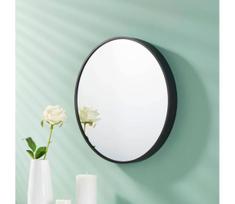 Eglo 425001 - Sieninis veidrodis BANI diametras 40 cm juoda