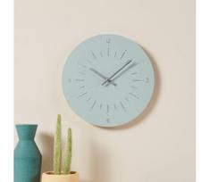 Eglo 425511 - Sieninis laikrodis TAKAHAGI 1xAA diametras 30 cm žalia