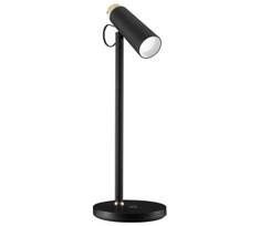 Immax 08991L- LED pritemdomas stalinis šviestuvas Su Qi įkrovimas TIT LED/12W/230V juoda