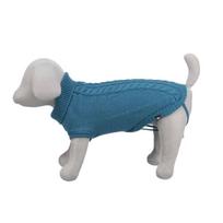 TRIXIE Kenton megztinis mėlynas - Produkto Nugaros ilgis 30cm