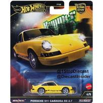 Hot Wheels Premium Car Culture Hammer Drop Modeliukas Porsche 911 Carrera RS 2,7 (yra Sandėlyje)