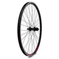 Galinis ratas 27,5" v-brake, 36H, kasetė, QR