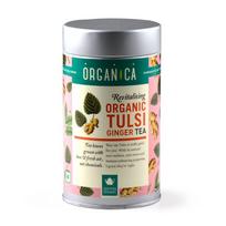 Tulsi arbata su imbieru (75 g), Ekologiška Tulsi imbiero arbata, Organica