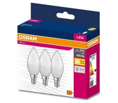 KOMPLEKTAS 3x LED elektros lemputė B38 E14/4,9W/230V 3000K - Osram