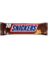 Šokoladiniai batonėliai SNICKERS, 10x50g