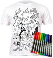 Splat Planet marškinėliai su flomasteriais, Looney Tunes, Dydis: 5 - 6 metai