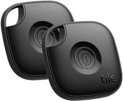 Tile Mate 2024 locator, 2-pack, black (RE-60012)