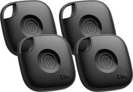 Tile Mate 2024 locator, 4-pack, black (RE-60014)