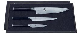 Damasko plieno peilių rinkinys, 3 vnt., DM-0700 + DM-0701 + DM-0706, Kai, DMS-300