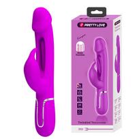 Pretty Love Kampas Twinkled Tenderness 3in1 Licking Rabbit Vibrator Pink
