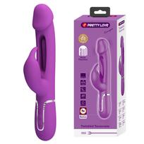 Pretty Love Kampas Twinkled Tenderness 3in1 Licking Rabbit Vibrator Purple