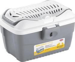 Transportavimo narvas Mini Gulliver 40x30x24cm balta/pilka