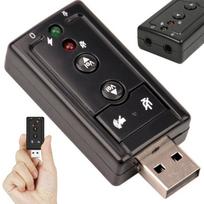 USB išorinė garso plokštė 7.1