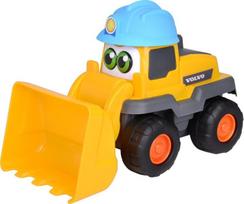 Žaislinis Volvo buldozeris su šypsena, 25 cm, geltonas