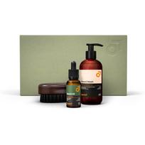 Beviro Bergamia Wood Beard Care Kit dovanų rinkinys barzdai