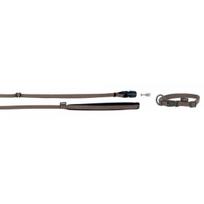 KERBL rinkinys GoLeyGo, antkaklis ir pavadėlis su adapteriu 15mm x 29-45cm, 1cm x 1.4-2m, ruda, S, maks.15kg
