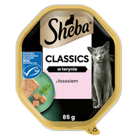 SHEBA® Classics 85g su lašiša - drėgnas paštetas katėms