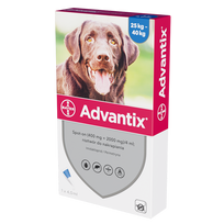 Advantix - šunims, sveriantiems 25-40 kg (4 ml pipetė)