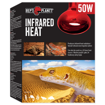 Repti PLANET infraraudonųjų spindulių šilumos terariumo šildymo lemputė 50W