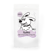 Paka Zwierzaka PEPE mini chunkies Rabbit (triušis) 70g