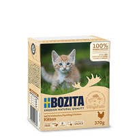 BOZITA - kačių maistas, mėsos kukuliai su padažu Kitten 370g