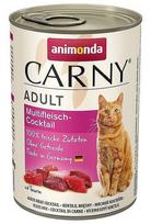 ANIMONDA Cat Carny Adult skonis: įvairių rūšių mėsos kokteilis 12x400g