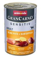 ANIMONDA GranCarno Sensitiv Adult Dog skonis: kalakutiena + bulvės 6x400g