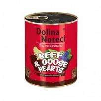 DOLINA NOTECI PREMIUM SUPERFOOD jautiena su žąsies širdimi 6x800g