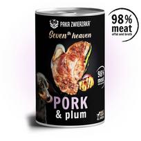 Paka Zwierzaka - Septintas dangus - Kiaulienos nugarinė su slyvomis (kiauliena ir slyvos) 6x400g