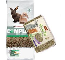 VERSELE-LAGA Cuni Adult Complete 8 kg ėdalas triušiams + VITAPOL Šienas graužikams 250g