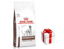 ROYAL CANIN Gastro Intestinal Moderate Calorie GIM23 2kg + STAIGMENA ŠUNIUI