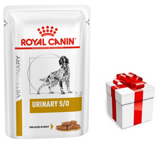 ROYAL CANIN Dog Urinary Moderate Calorie 12x100g - šunims + STAIGMENA ŠUNUI