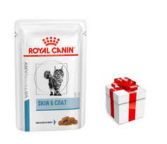 ROYAL CANIN Skin&Coat Coat Formula 12x85g konserva + STAIGMENA KATEI