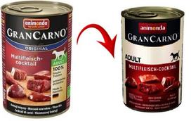 ANIMONDA GranCarno Adult Dog skonis: Mėsos kokteilis 400g x12