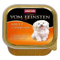 ANIMONDA Dog Vom Feinsten Adult skonis: paukštiena ir veršiena 150g x22