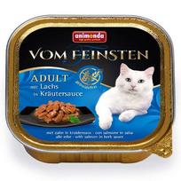ANIMONDA Cat Vom Feinsten adult NoGrain Lašiša žolelių padaže 100g x32