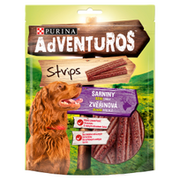 ADVENTUROS Žvėrienos skonio juostelės 3x90g