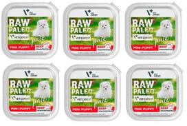 Vetexpert RAW PALEO PATE MINI šuniukų jautiena  6x150g - jautienos padėklas