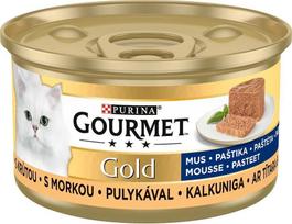 Purina Gourmet Gold putėsiai su kalakutiena 9x85g
