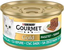 Purina Gourmet Gold triušių paštetas 6x85g
